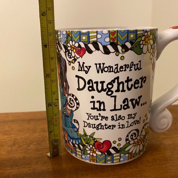 Lg Mug by Suzy Toronto Oversized  16 Oz Unique handle - - Picture 9 of 9